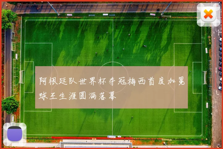 阿根廷队世界杯夺冠梅西首度加冕球王生涯圆满落幕